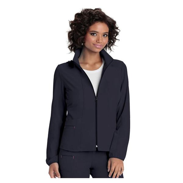 Jacket Warm-Up HeartSoul Womens Pewter Large Ea